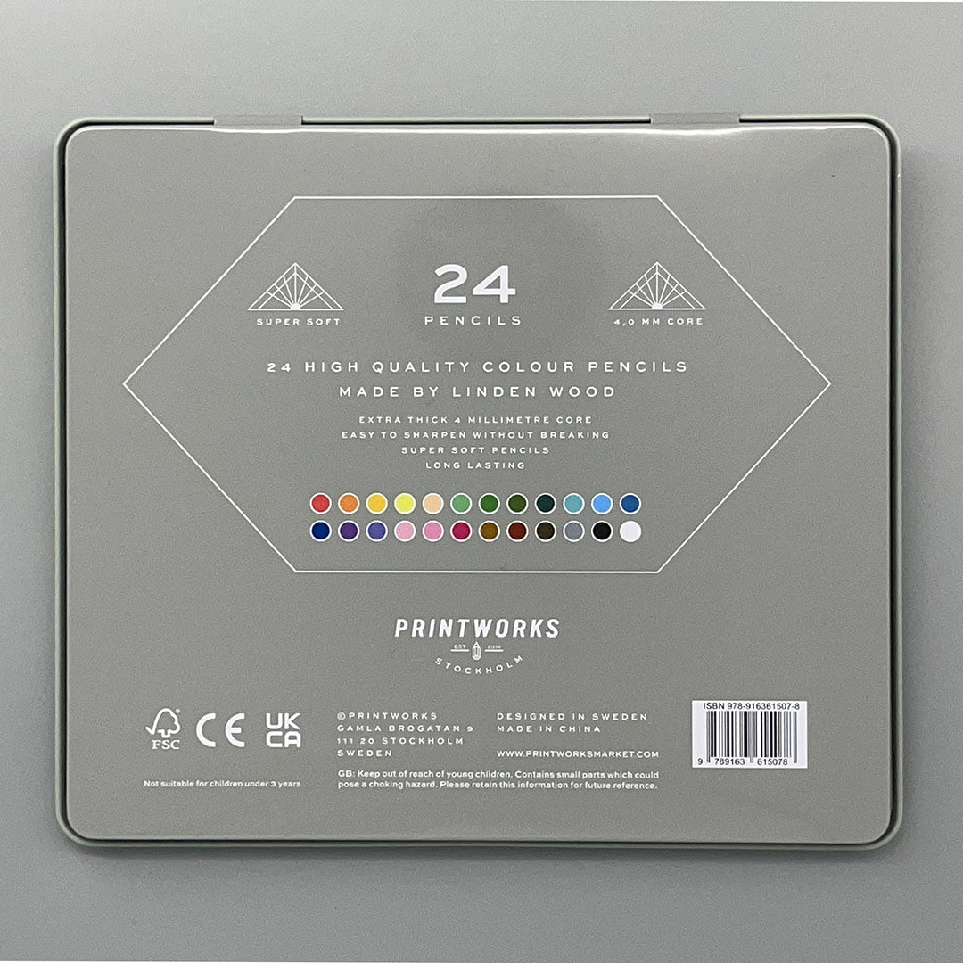 Colour pencils classic 24-set