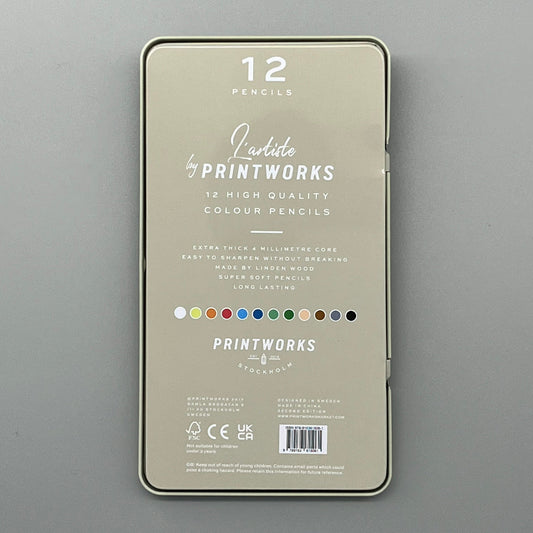 Colour pencils classic 12-set