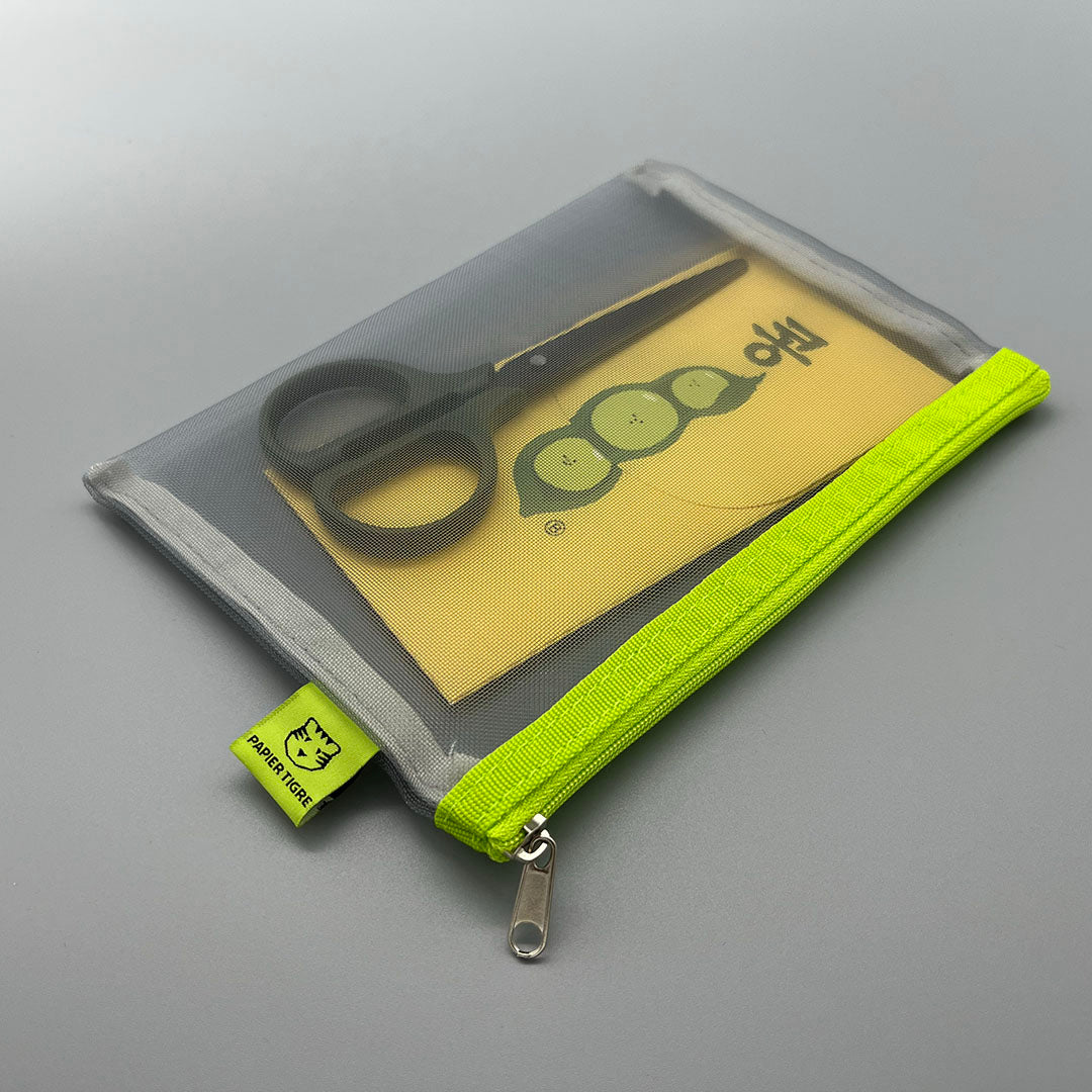 Mesh pocket small lime