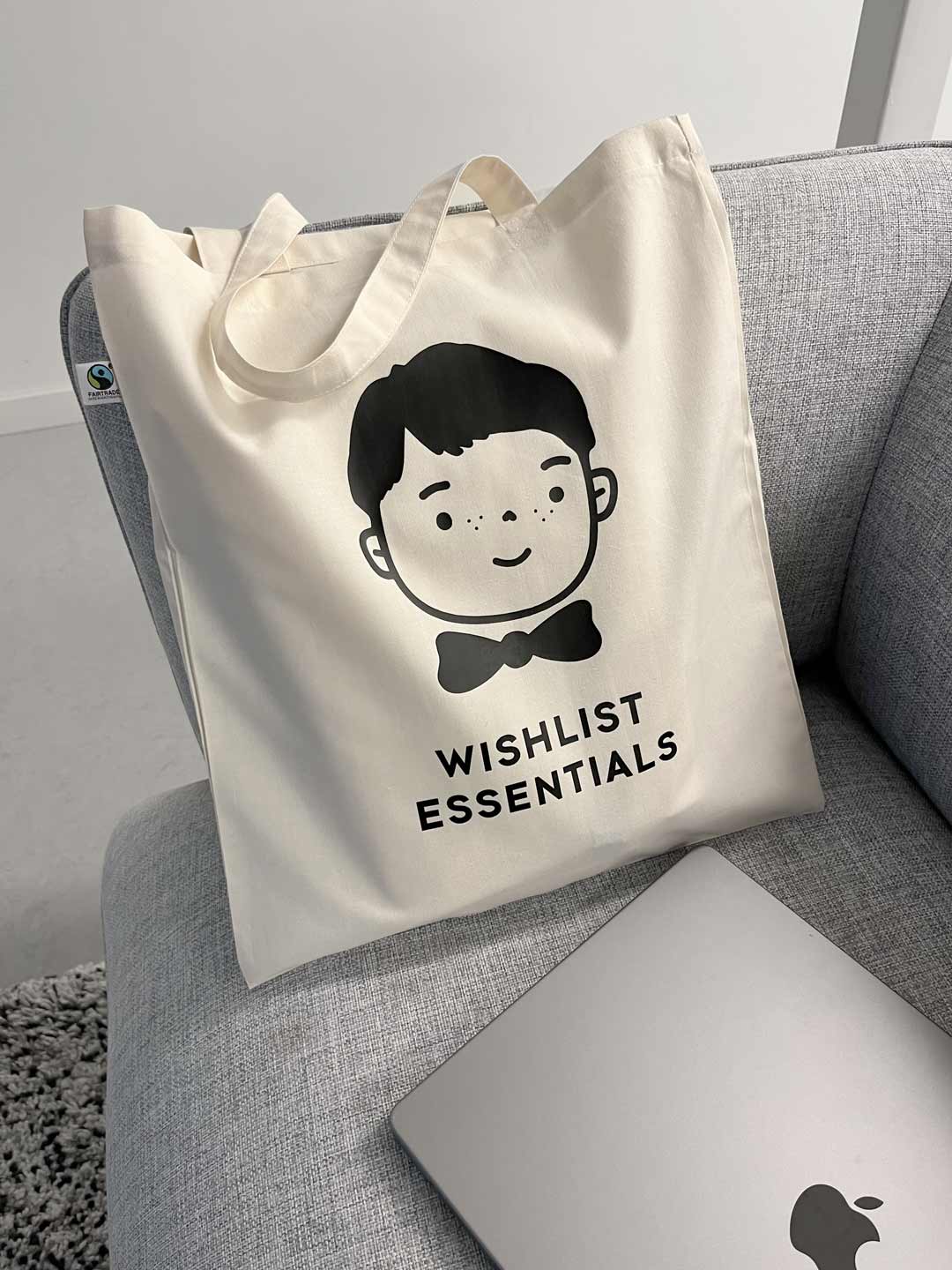 Totebag from Kidler Goods 'Wishlist Essentials' quirky illustration