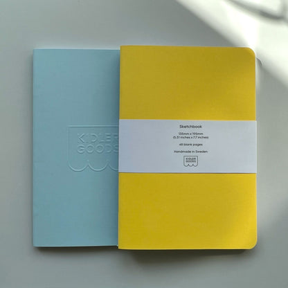 Sketchbook duo Yellow+Blue