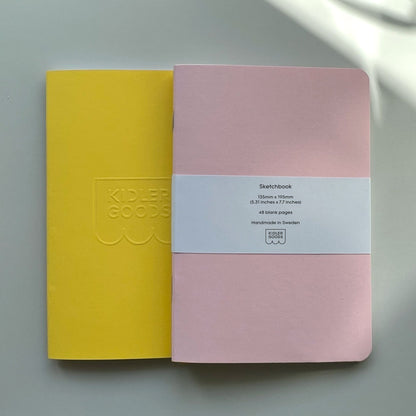 Sketchbook duo Pink+Yellow