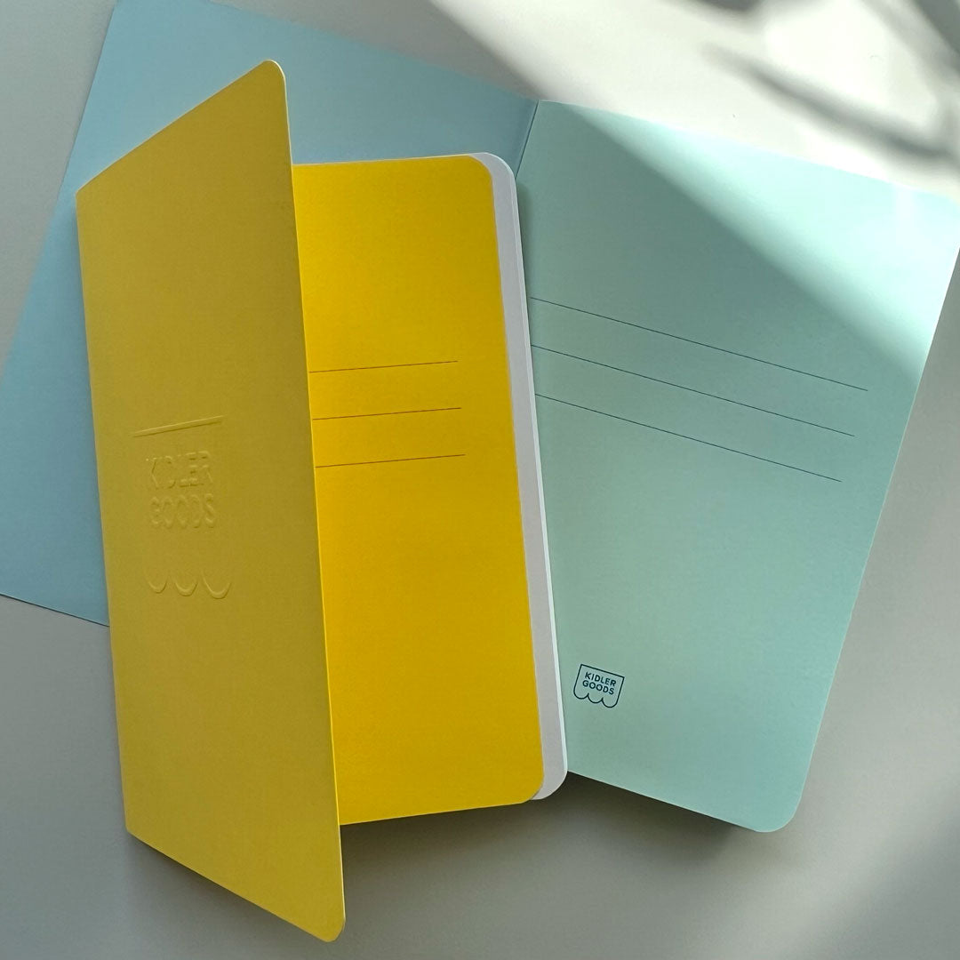 Sketchbook duo Yellow+Blue