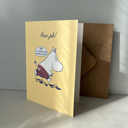 Moomin card 'New job!'