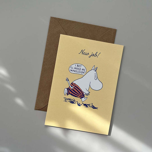 Moomin card 'New job!'