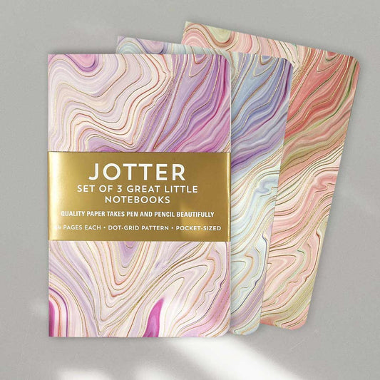 Marbled Jotter Mini Notebooks