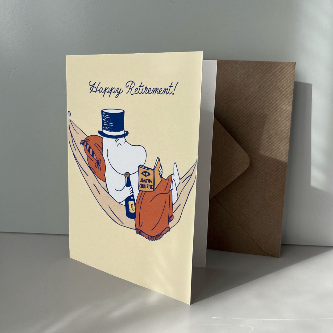 Moomin dad 'Happy Retirement' greeting card