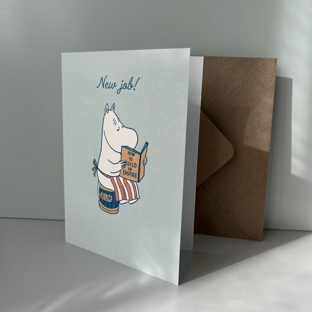 Moomin mom 'New job' greeting card