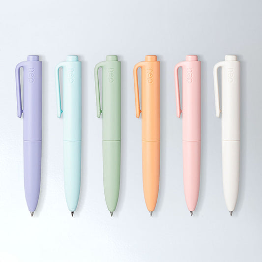 Deli gel-ink pocket pens in pastel colours