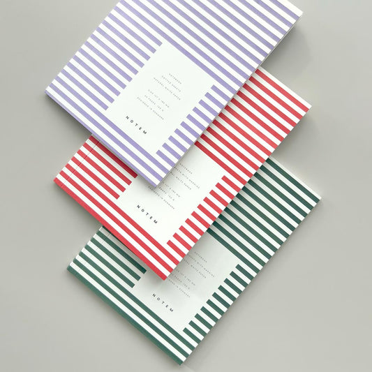 Striped Notebook