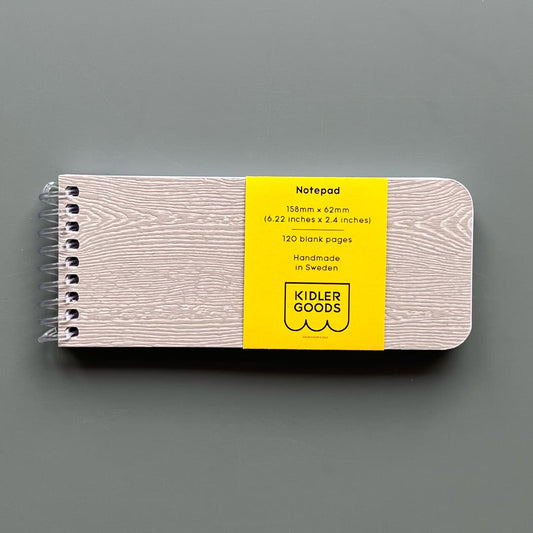 Wood cover Notepad – Gray