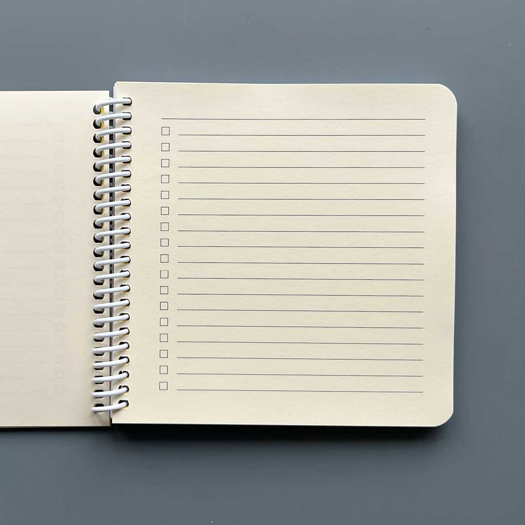 Wood cover Notebook - Gray