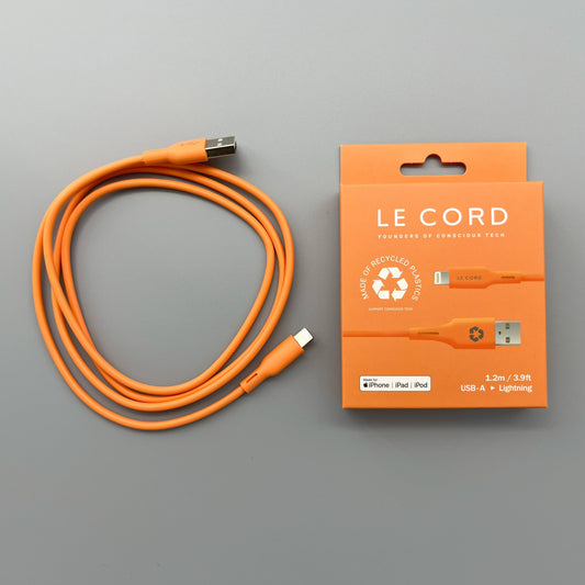 iPhone cable orange