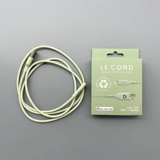 iPhone cable Pale Pine green