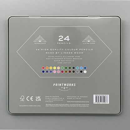 Colour pencils classic 24-set