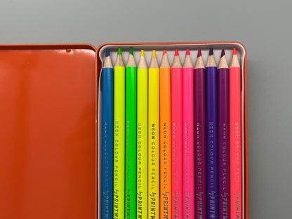 Colour pencils neon 12-set