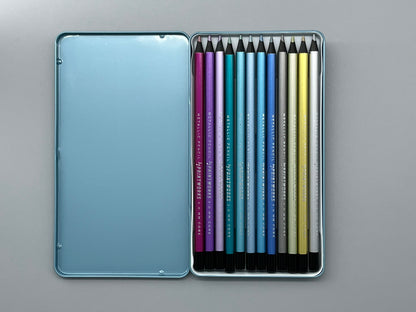 Colour pencils metallic 12-set