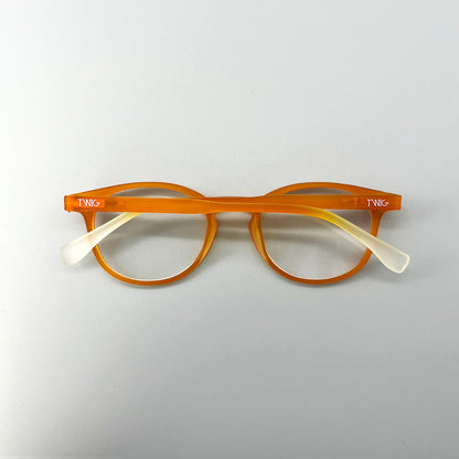 Orange Twig reading glasses