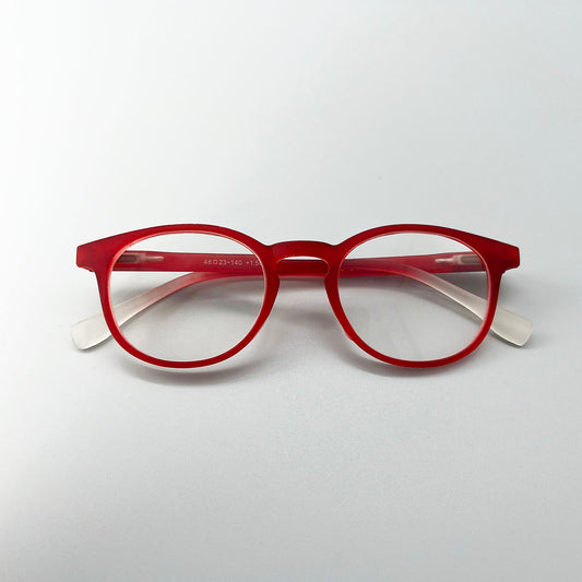 Red Twig reading glasses front view