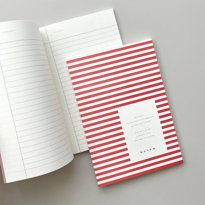 Striped Notebook